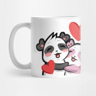 Hugging Panda Mug